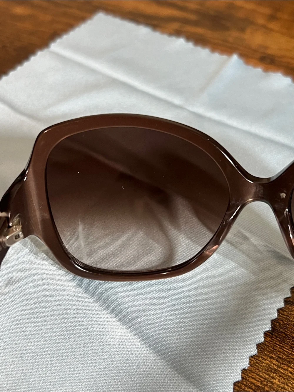 Vera Bradley Brown Floral-Accent Women's Sunglasses